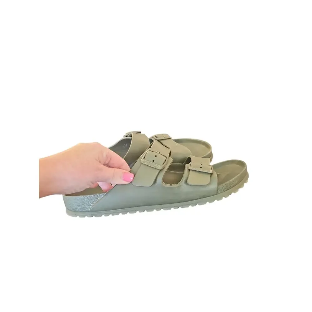 Birkenstock 46 Men's Arizona Eva Sandals olive green sz 13 or 13.5